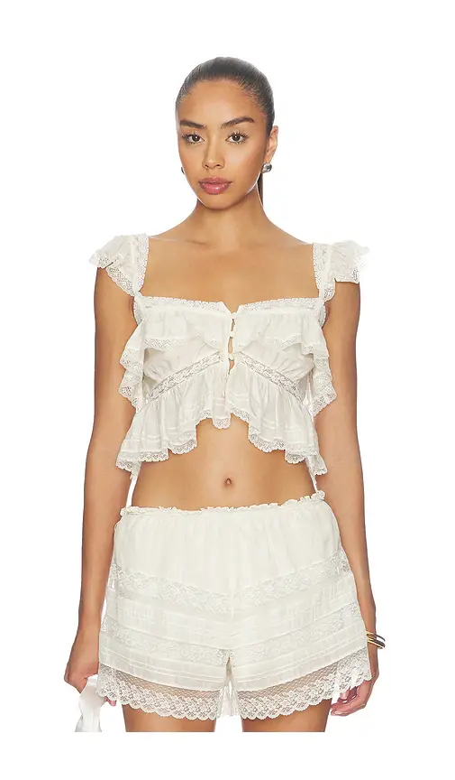 LoveShackFancy Linata Top | Image 1 LoveShackFancy Linata Top | Image 1