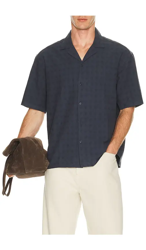 Bound Embroidered Ribeira Shirt | Image 1 Bound Embroidered Ribeira Shirt | Image 1