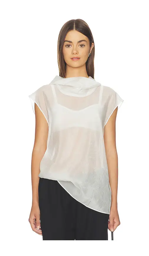 SANS FAFF Halo Silk Top | Image 1 SANS FAFF Halo Silk Top | Image 1