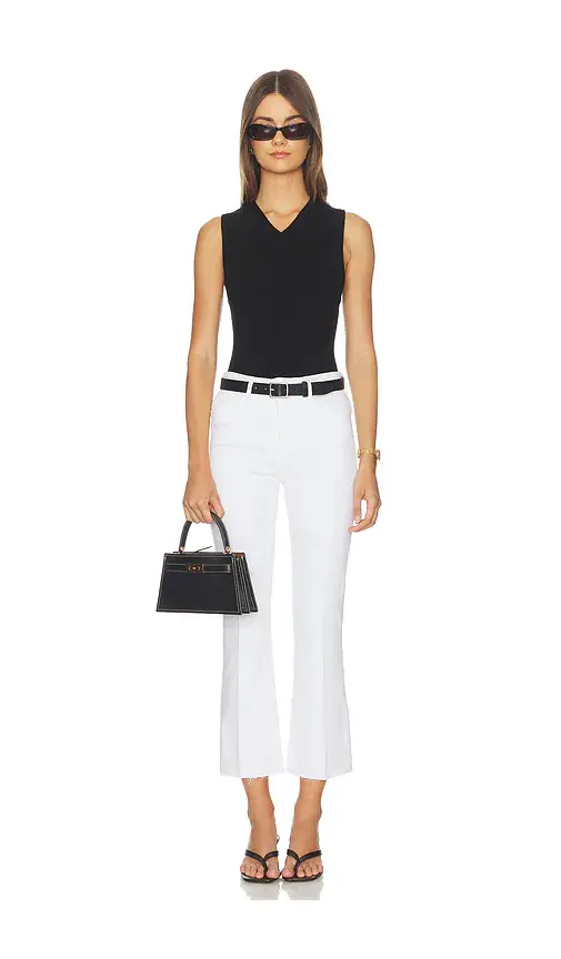 L'Agence Kendra High Rise Crop Flare Jean | Thumbnail 5 L'Agence Kendra High Rise Crop Flare Jean | Thumbnail 5