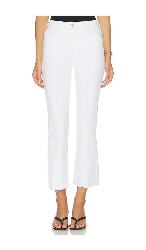 L'Agence Kendra High Rise Crop Flare Jean | Image 1 L'Agence Kendra High Rise Crop Flare Jean | Image 1