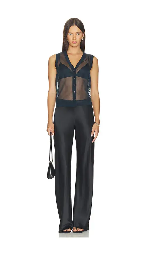 RENGGLI Sheer Knit Vest | Thumbnail 4