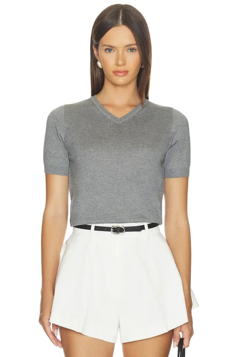 V-neck Knit Tee V-neck Knit Tee