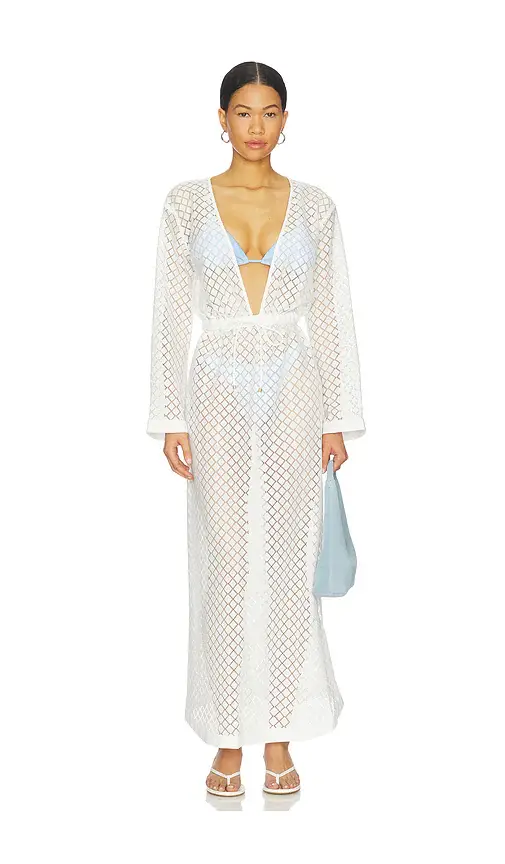 Seafolly Gathered Lace Cover Up | Image 1 Seafolly Gathered Lace Cover Up | Image 1