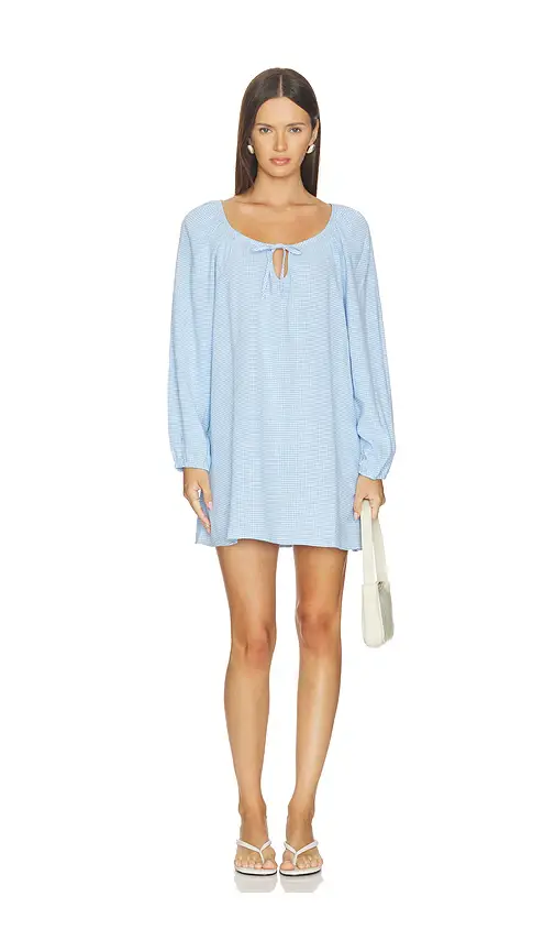 Eberjey Linen Blend Short Dress | Image 1 Eberjey Linen Blend Short Dress | Image 1