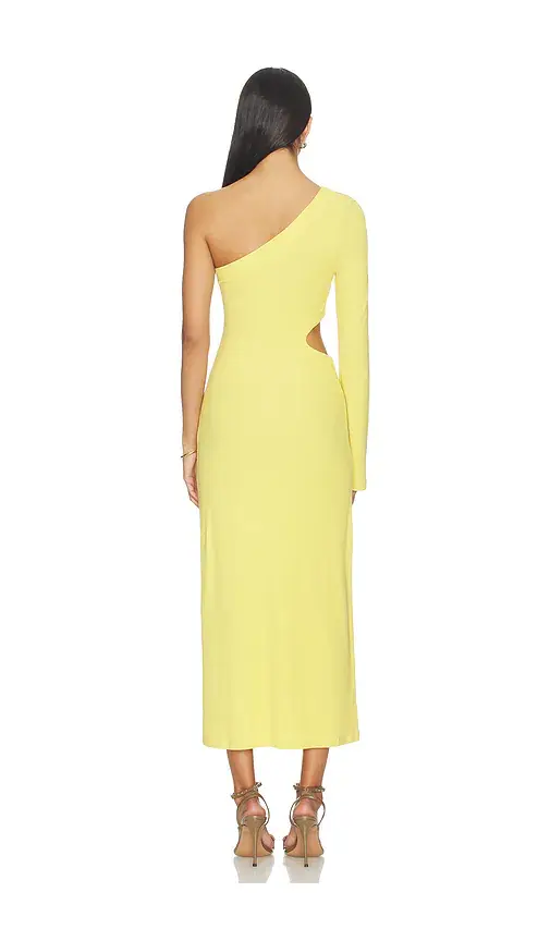 LNA Holden Rib One Shoulder Dress | Thumbnail 3 LNA Holden Rib One Shoulder Dress | Thumbnail 3