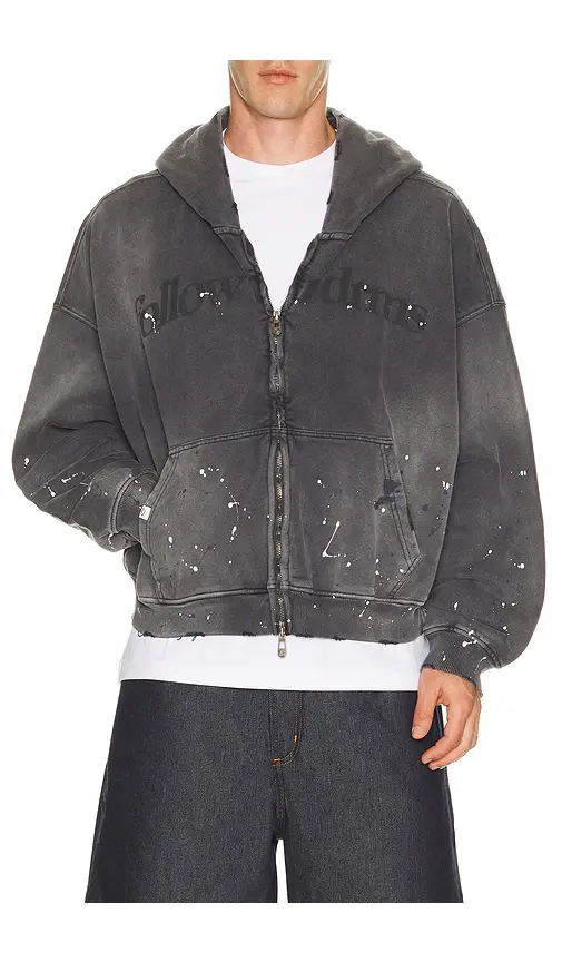 DRMERS CLUB Follow Ur Drms Zip Up Hoodie | Image 1 DRMERS CLUB Follow Ur Drms Zip Up Hoodie | Image 1