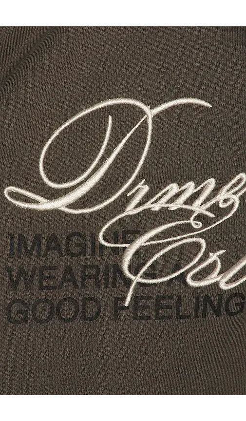 DRMERS CLUB Cursive Zip Up Hoodie | Thumbnail 5
