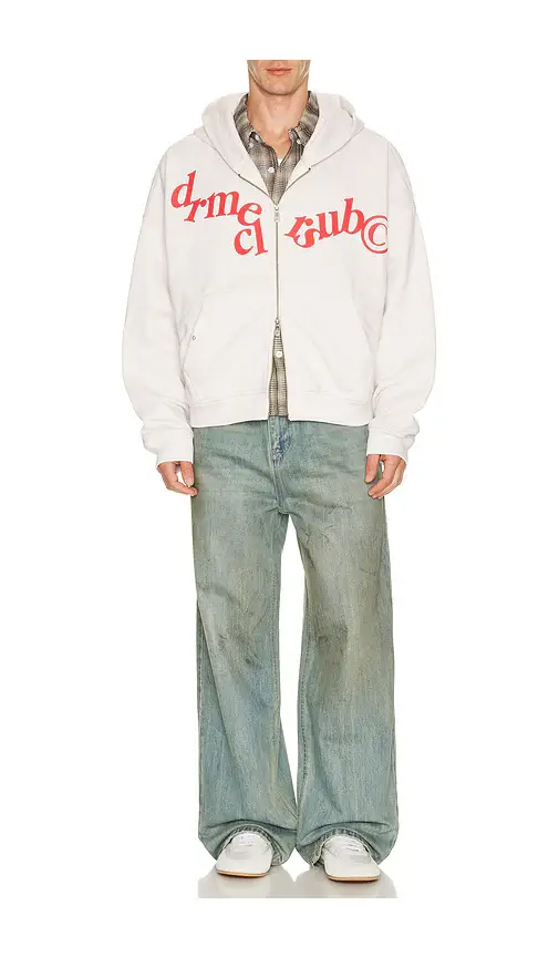 DRMERS CLUB Hanging Letters Zip Up Hoodie | Thumbnail 3