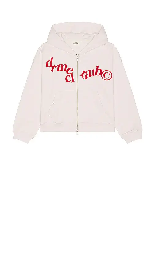 DRMERS CLUB Hanging Letters Zip Up Hoodie | Thumbnail 4