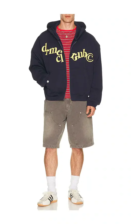 DRMERS CLUB Hanging Letters Zip Up Hoodie | Thumbnail 3