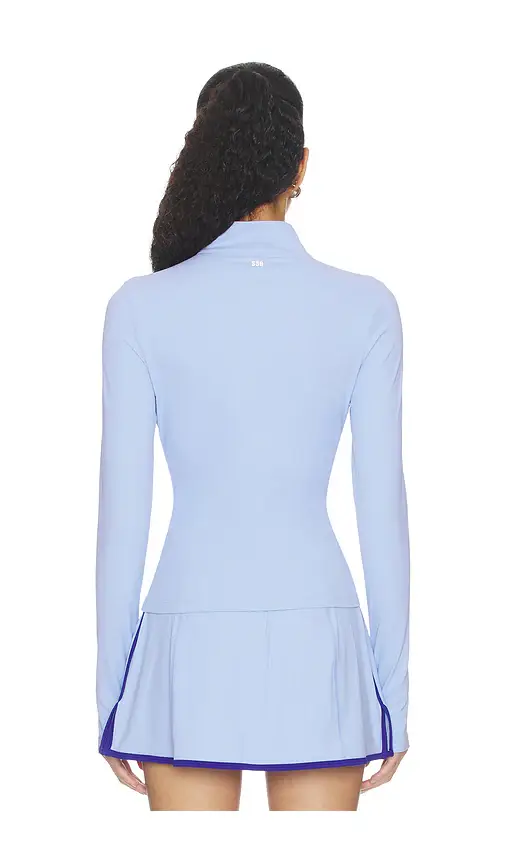 Splits59 Tess Rigor Half Zip Waist Length Top | Thumbnail 3 Splits59 Tess Rigor Half Zip Waist Length Top | Thumbnail 3