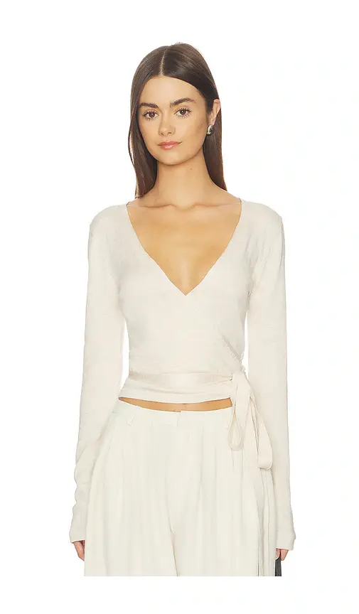 SNDYS Nikola Wrap Top | Image 1 SNDYS Nikola Wrap Top | Image 1