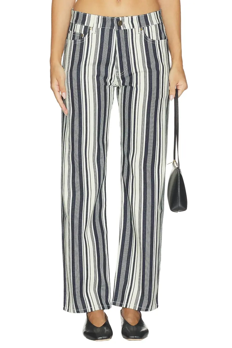 Stripe Straight Jean