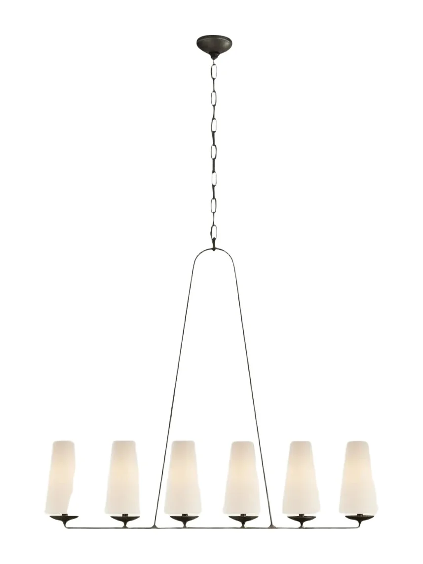 Visual Comfort Signature Fontaine Linear Chandelier By AERIN
