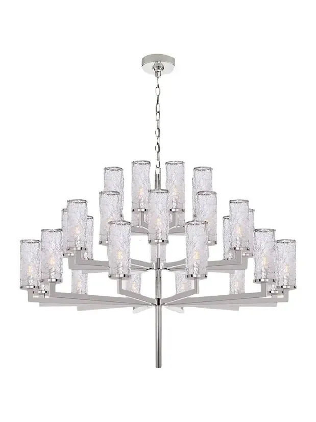 Visual Comfort Signature Liaison Triple Tier Chandelier By Kelly Wearstler