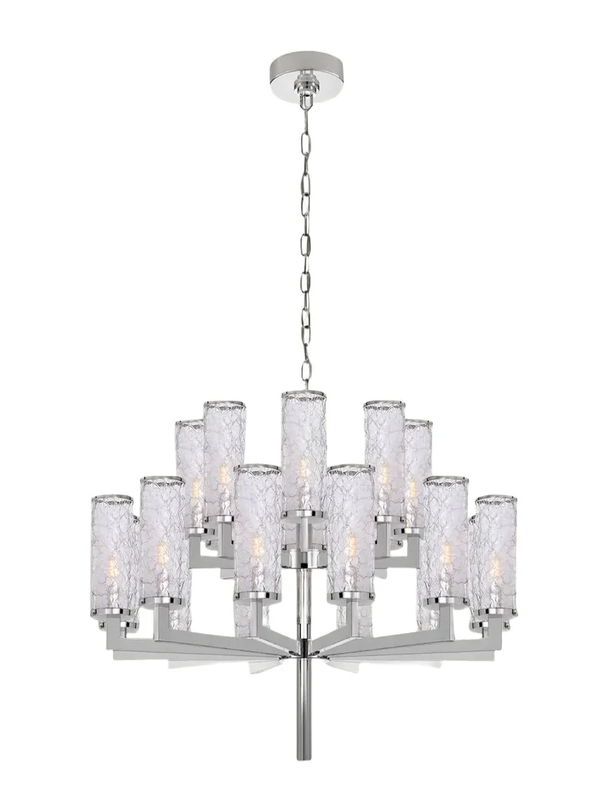 Visual Comfort Signature Liaison Double Tier Chandelier By Kelly Wearstler