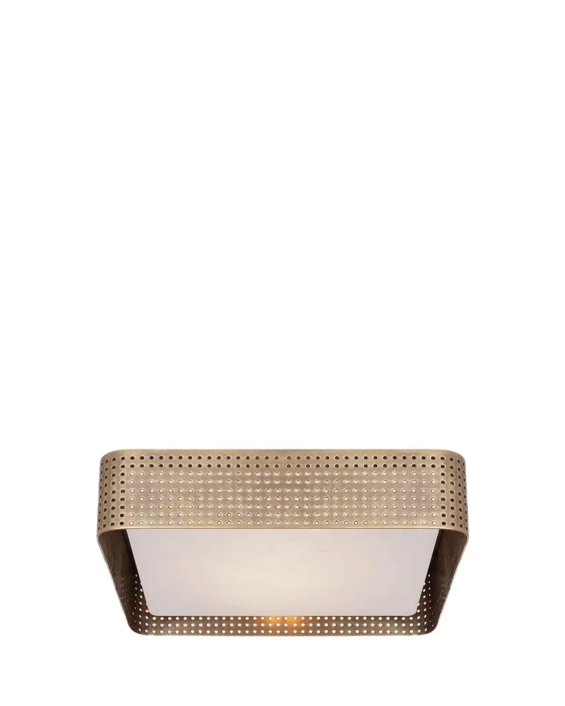 Visual Comfort Signature Precision Large Square Flush Mount By Kelly Wearstler