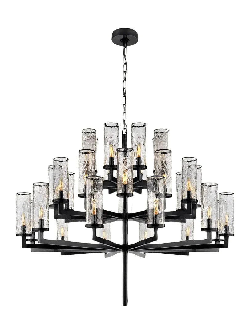 Visual Comfort Signature Liaison Triple Tier Chandelier By Kelly Wearstler