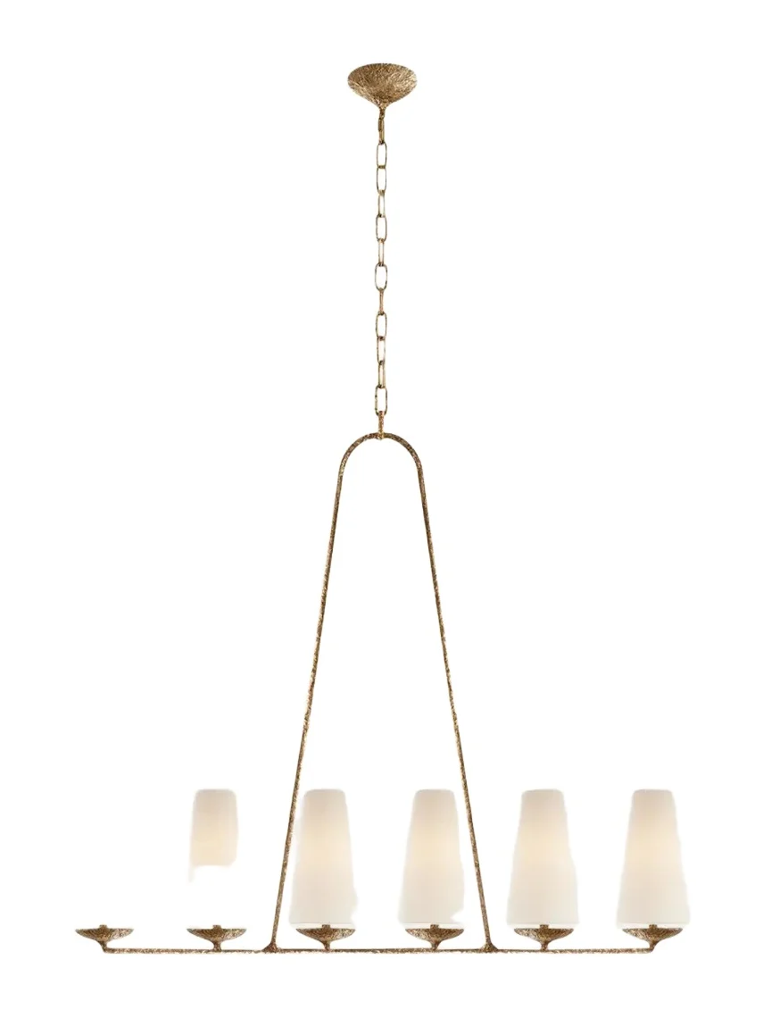 Visual Comfort Signature Fontaine Linear Chandelier By AERIN