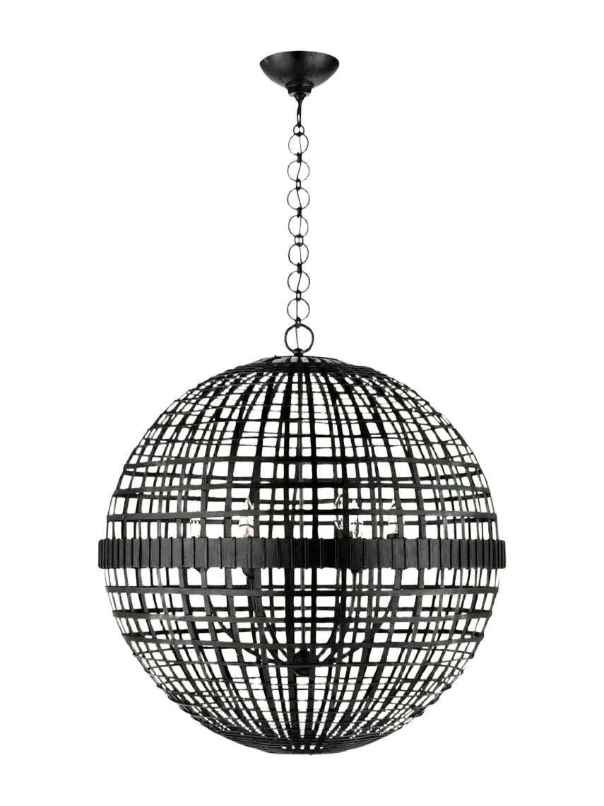 Visual Comfort Signature Mill Large Globe Lantern By AERIN