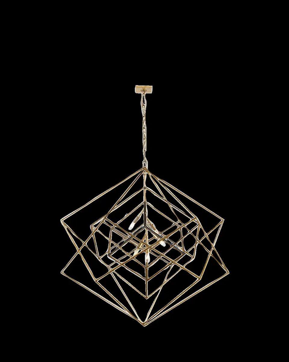 Visual Comfort Signature Cubist Large Chandelier By Kelly Wearstler | Thumbnail 2