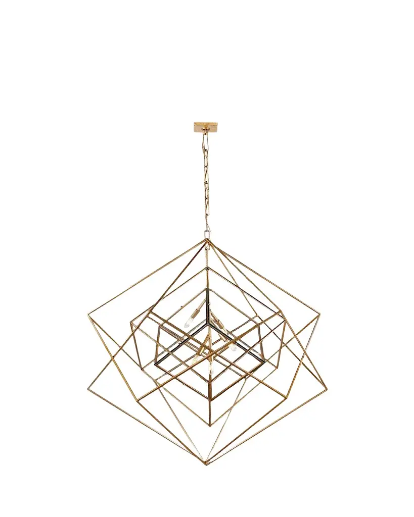 Visual Comfort Signature Cubist Large Chandelier By Kelly Wearstler