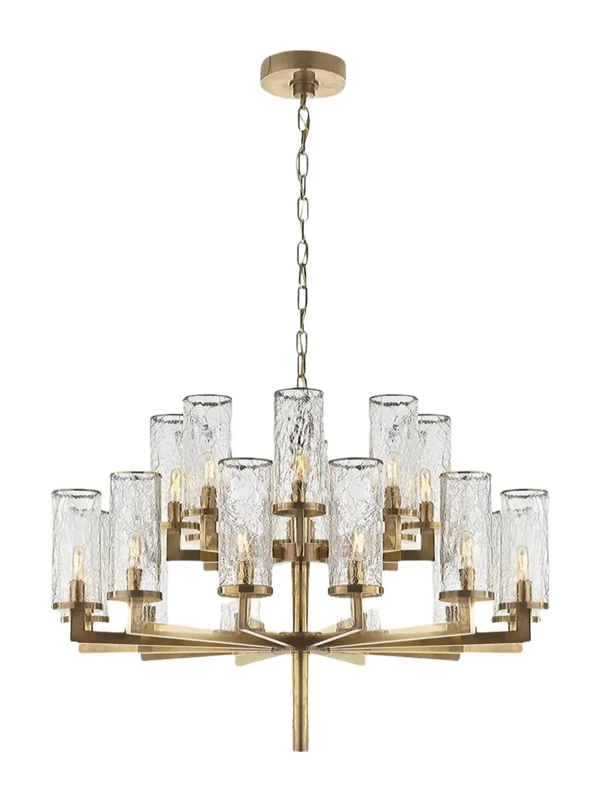 Visual Comfort Signature Liaison Single Tier Chandelier By Kelly Wearstler