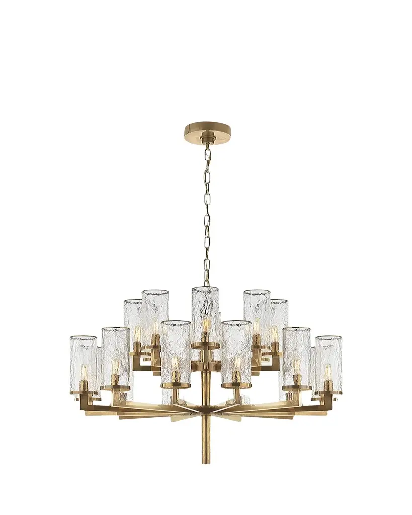 Visual Comfort Signature Liaison Single Tier Chandelier By Kelly Wearstler | Image 1 Visual Comfort Signature Liaison Single Tier Chandelier By Kelly Wearstler | Image 1