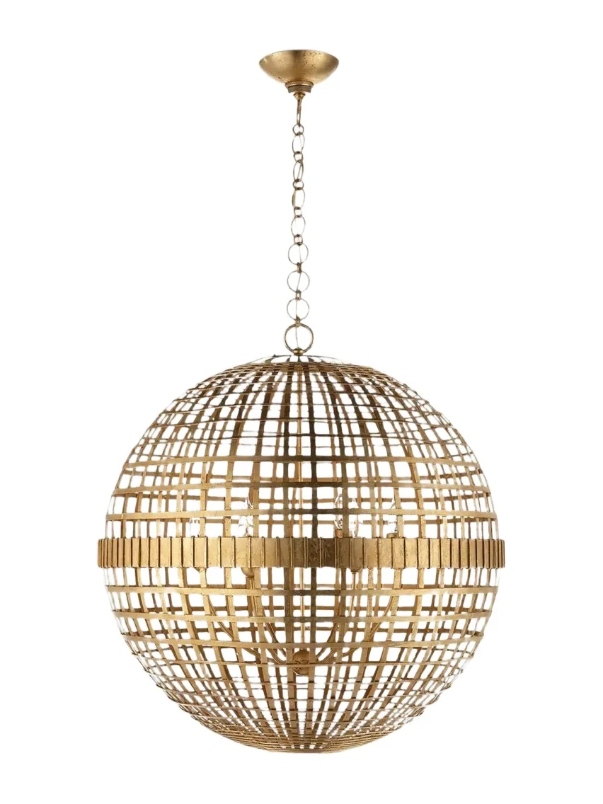 Visual Comfort Signature Mill Large Globe Lantern By AERIN