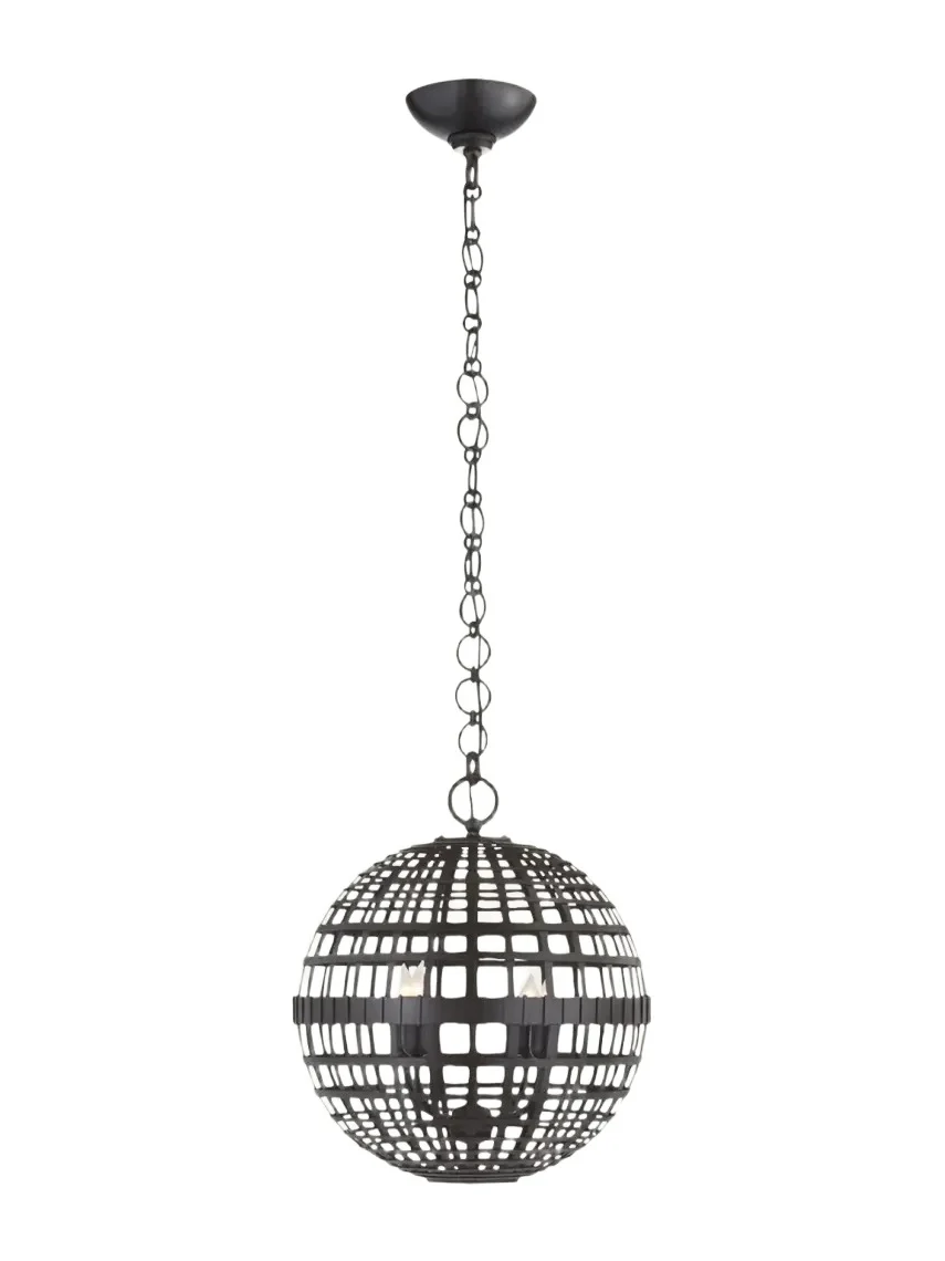 Visual Comfort Signature Mill Small Globe Lantern By AERIN