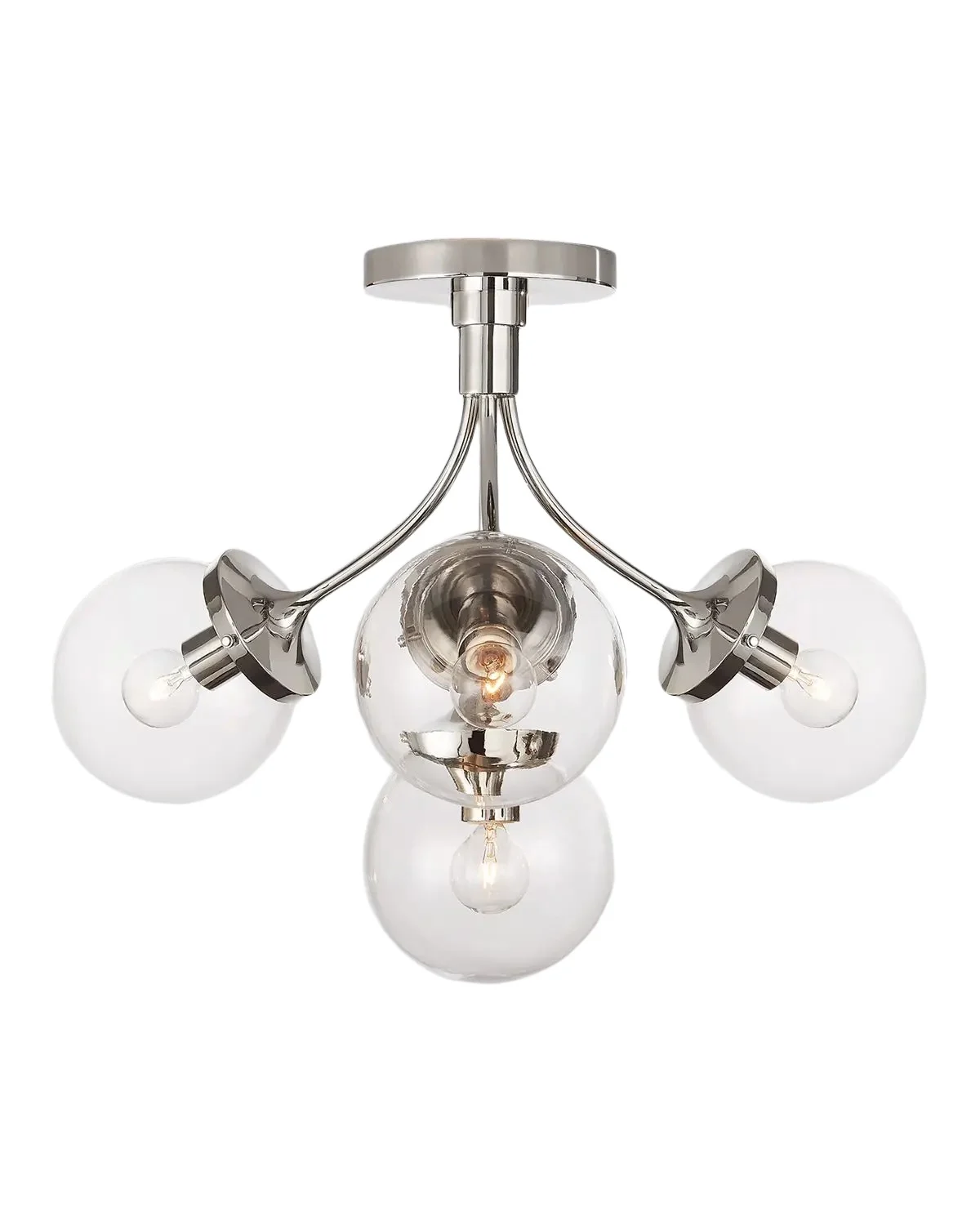 Visual Comfort Signature Prescott Medium Semi Flush Mount