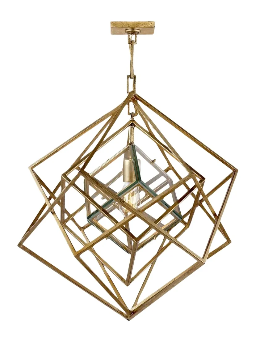 Visual Comfort Signature Cubist Small Chandelier By Kelly Wearstler