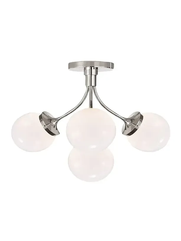 Visual Comfort Signature Prescott Medium Semi Flush Mount
