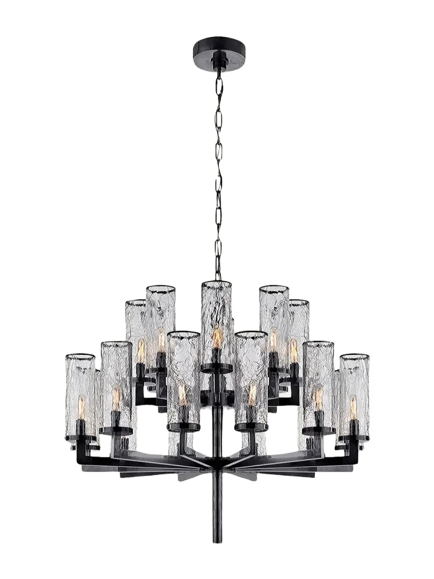 Visual Comfort Signature Liaison Double Tier Chandelier By Kelly Wearstler