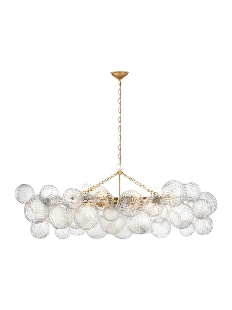 Visual Comfort Signature Talia Medium Linear Chandelier By Julie Neill