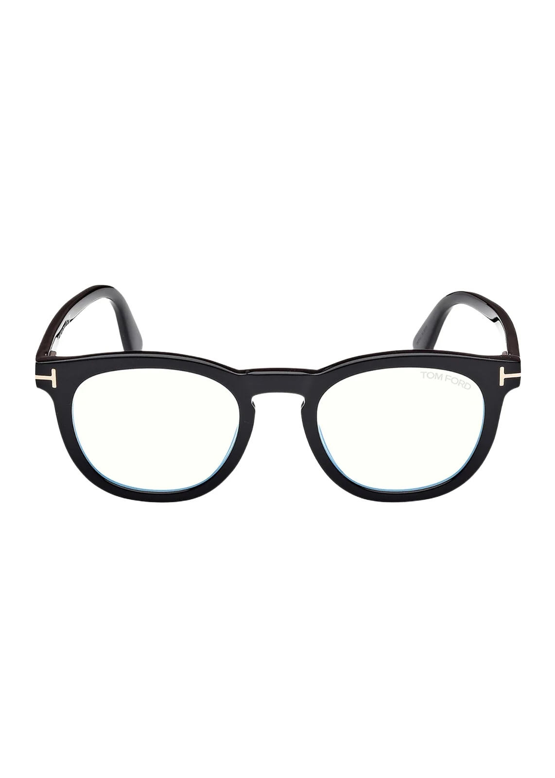 Men's FT5993-BM Round Blue-Block Optical Frames with Magnetic Sunglasses Clip Men's FT5993-BM Round Blue-Block Optical Frames with Magnetic Sunglasses Clip