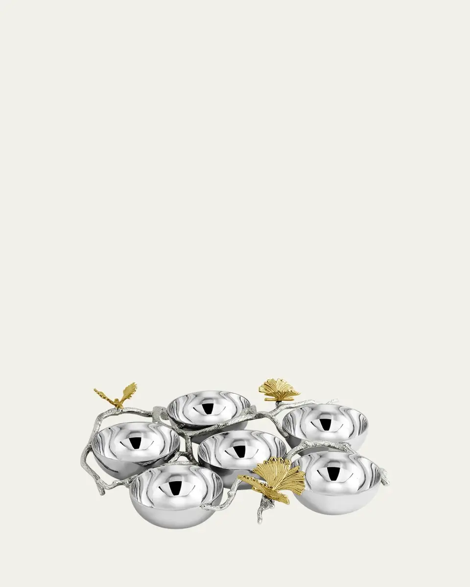 Michael Aram Butterfly Ginkgo Luxe Seder Plate | Thumbnail 2