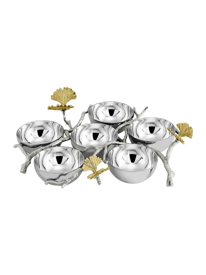 Michael Aram Butterfly Ginkgo Luxe Seder Plate