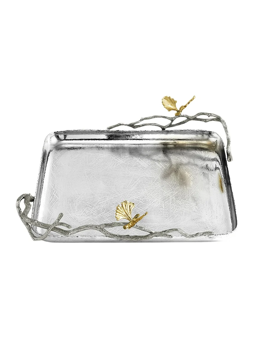 Michael Aram Butterfly Ginkgo Luxe Matzah Plate