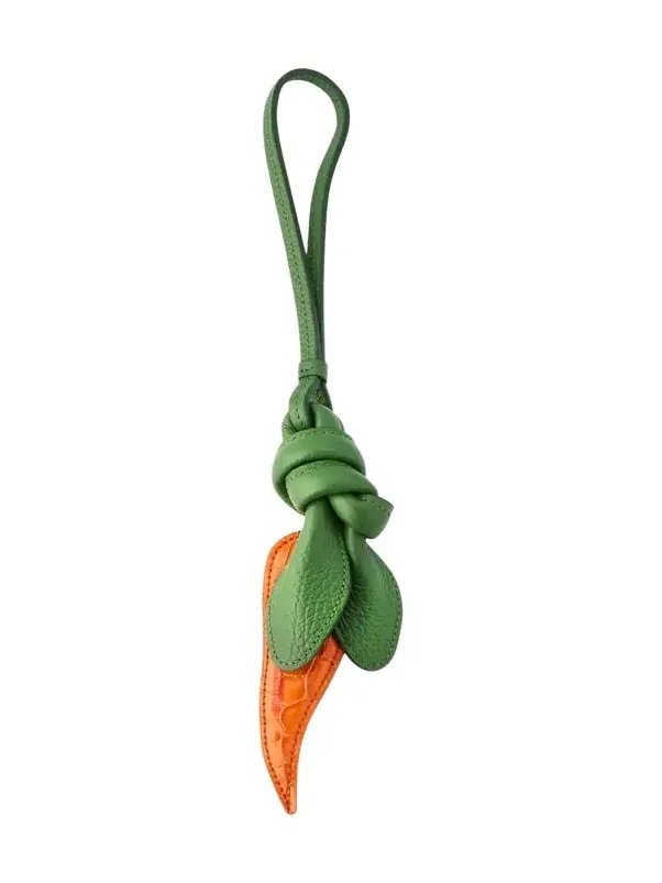 Jacquemus Le Carotte Leather Carrot Bag Charm