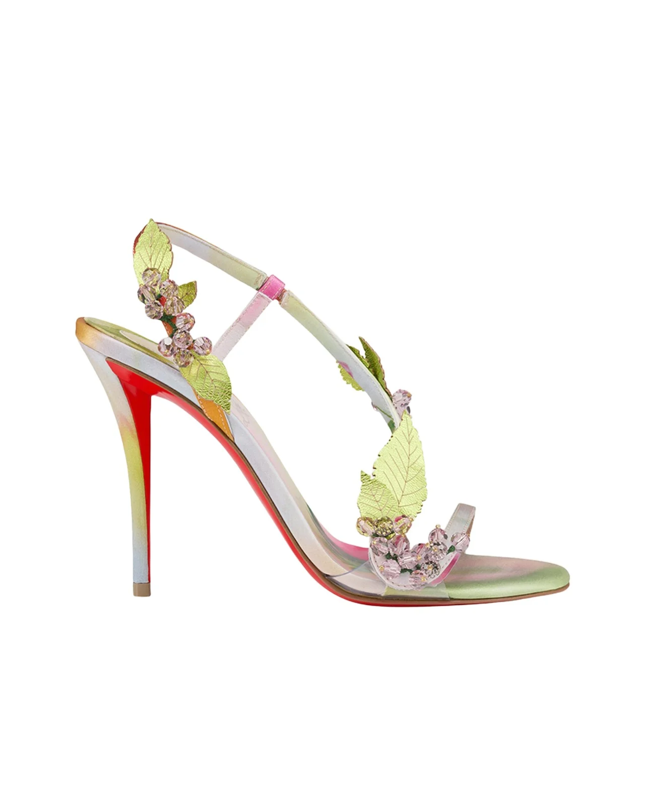 100mm Rosa Fruit Embellished Satin Sandals 100mm Rosa Fruit Embellished Satin Sandals