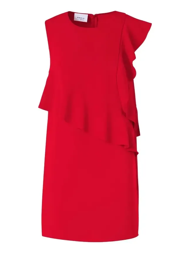 Ruffle Sleeveless Mini Shift Dress Ruffle Sleeveless Mini Shift Dress