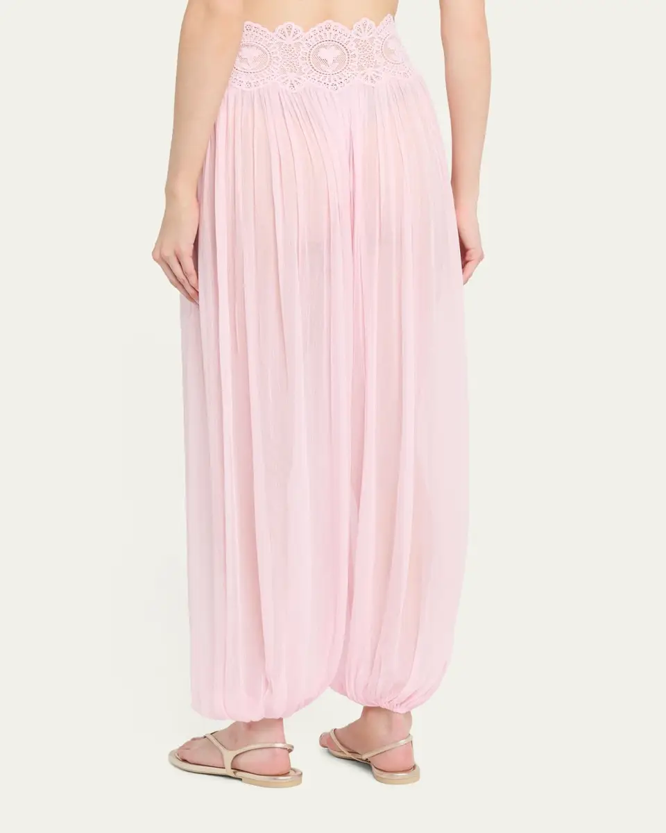 Retrofête Dreamy Chiffon Bubble Pants | Thumbnail 3 Retrofête Dreamy Chiffon Bubble Pants | Thumbnail 3