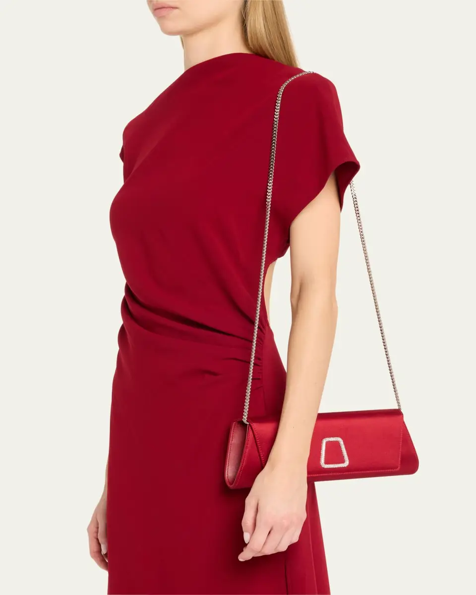 Akris Anouk Small Satin Clutch Bag | Thumbnail 5 Akris Anouk Small Satin Clutch Bag | Thumbnail 5