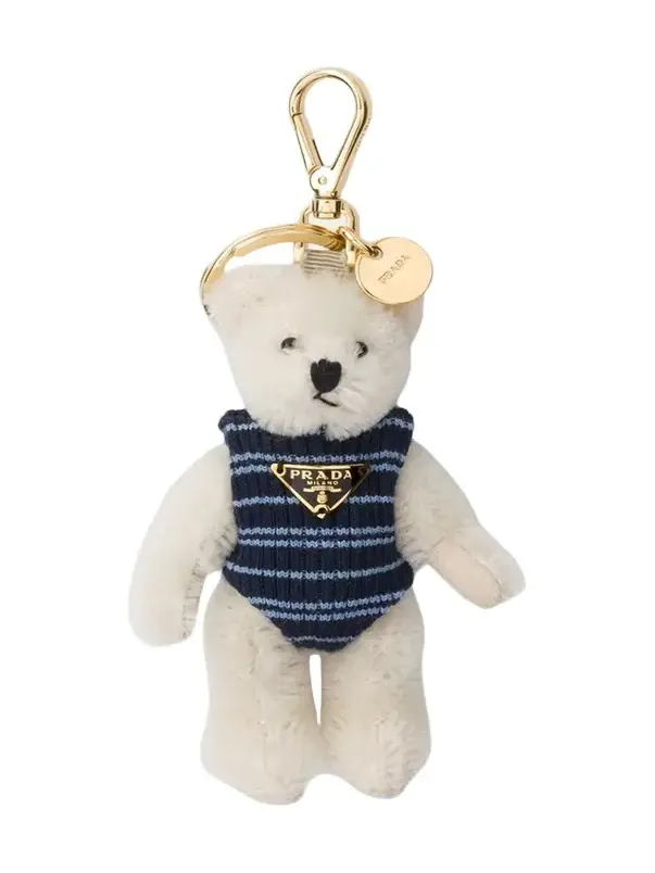 Prada Teddy Bear Keyring Bag Charm