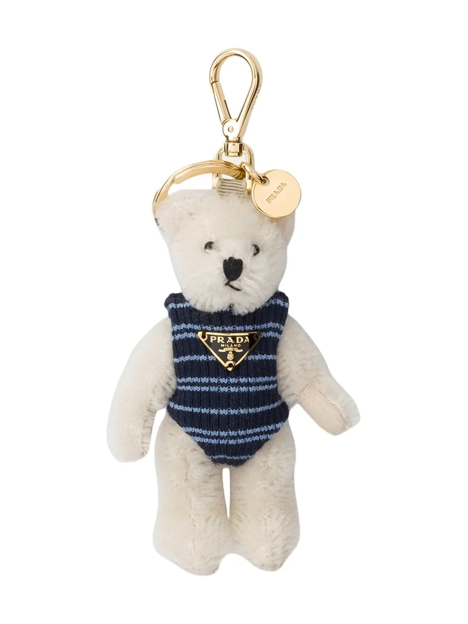 Prada Teddy Bear Keyring Bag Charm