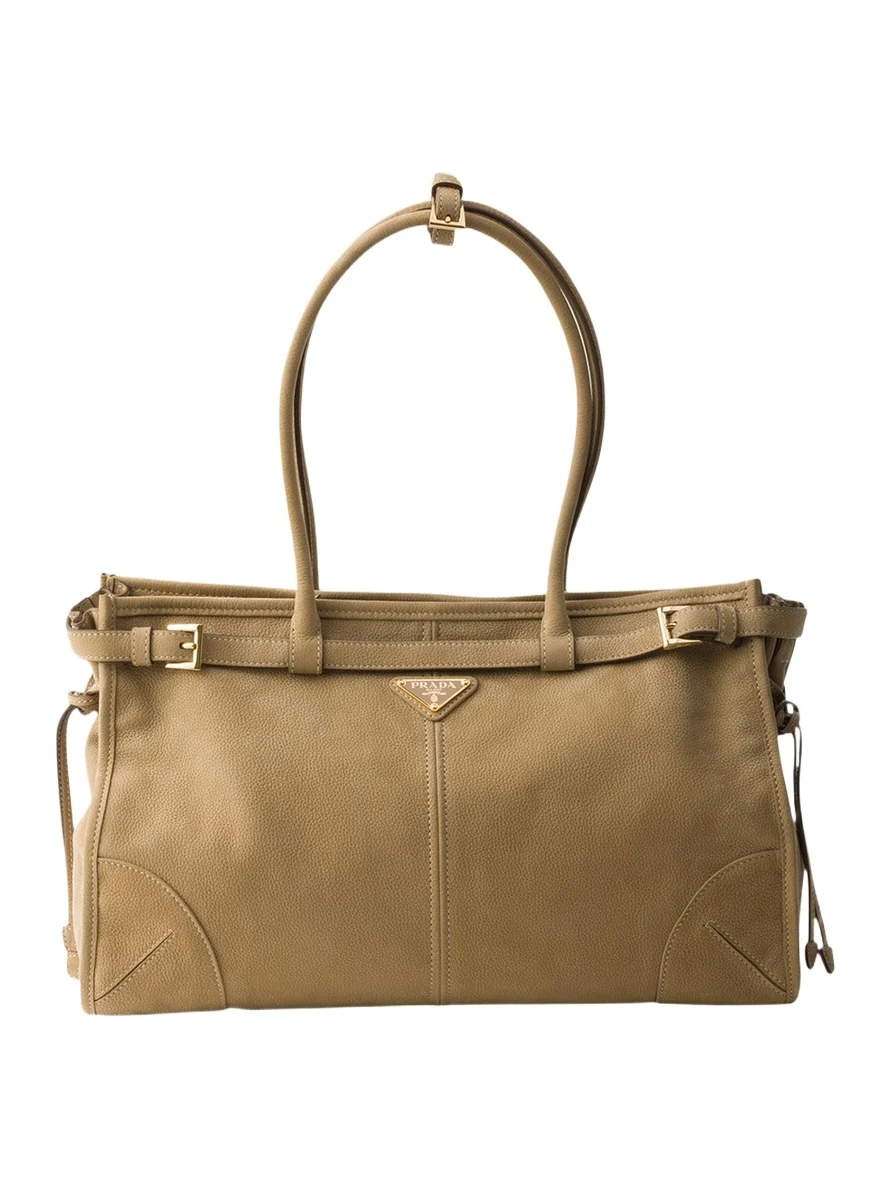 Bonnie Large Nubuck Leather Shoulder Bag