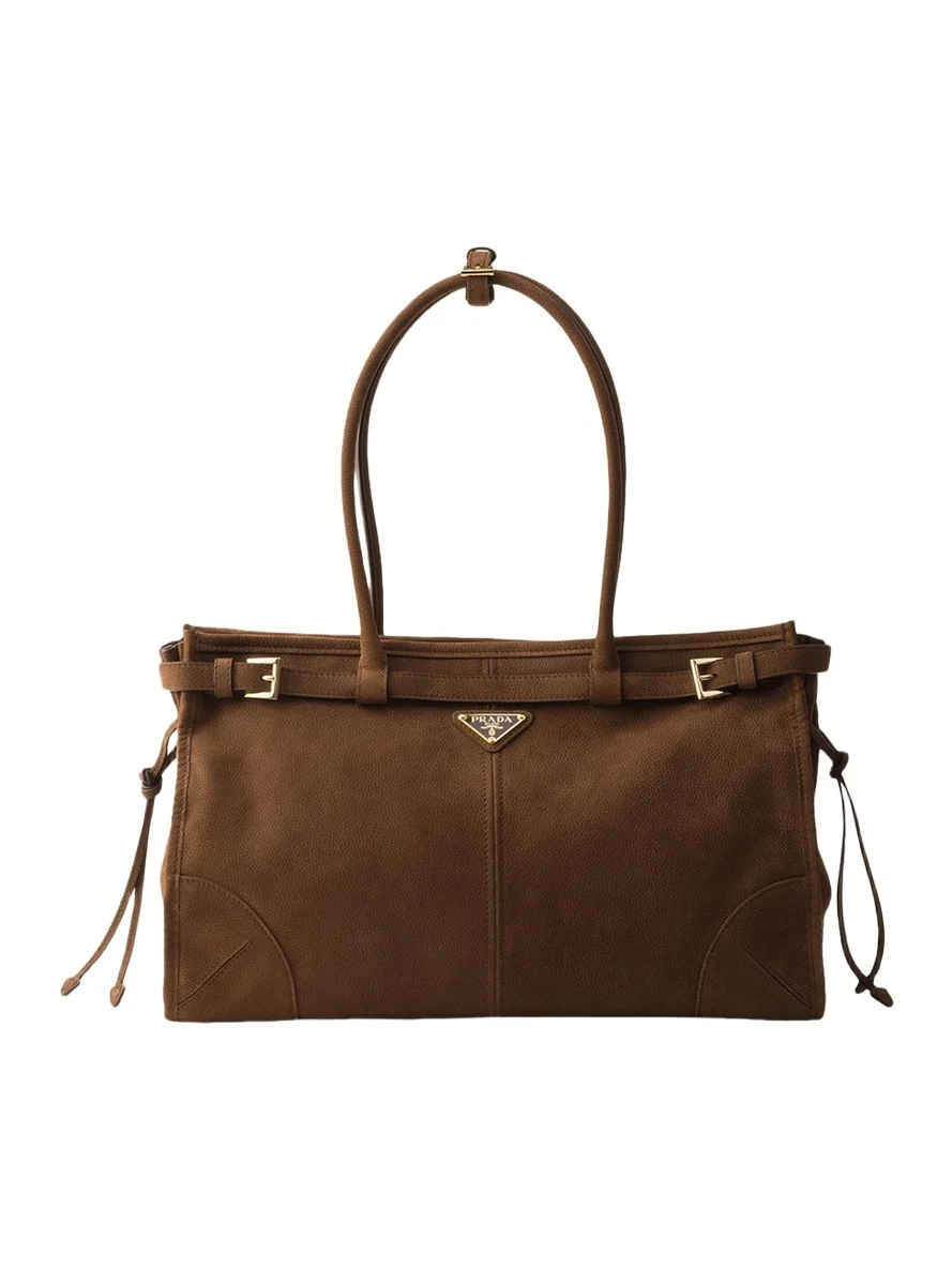 Bonnie Large Nubuck Leather Shoulder Bag Bonnie Large Nubuck Leather Shoulder Bag