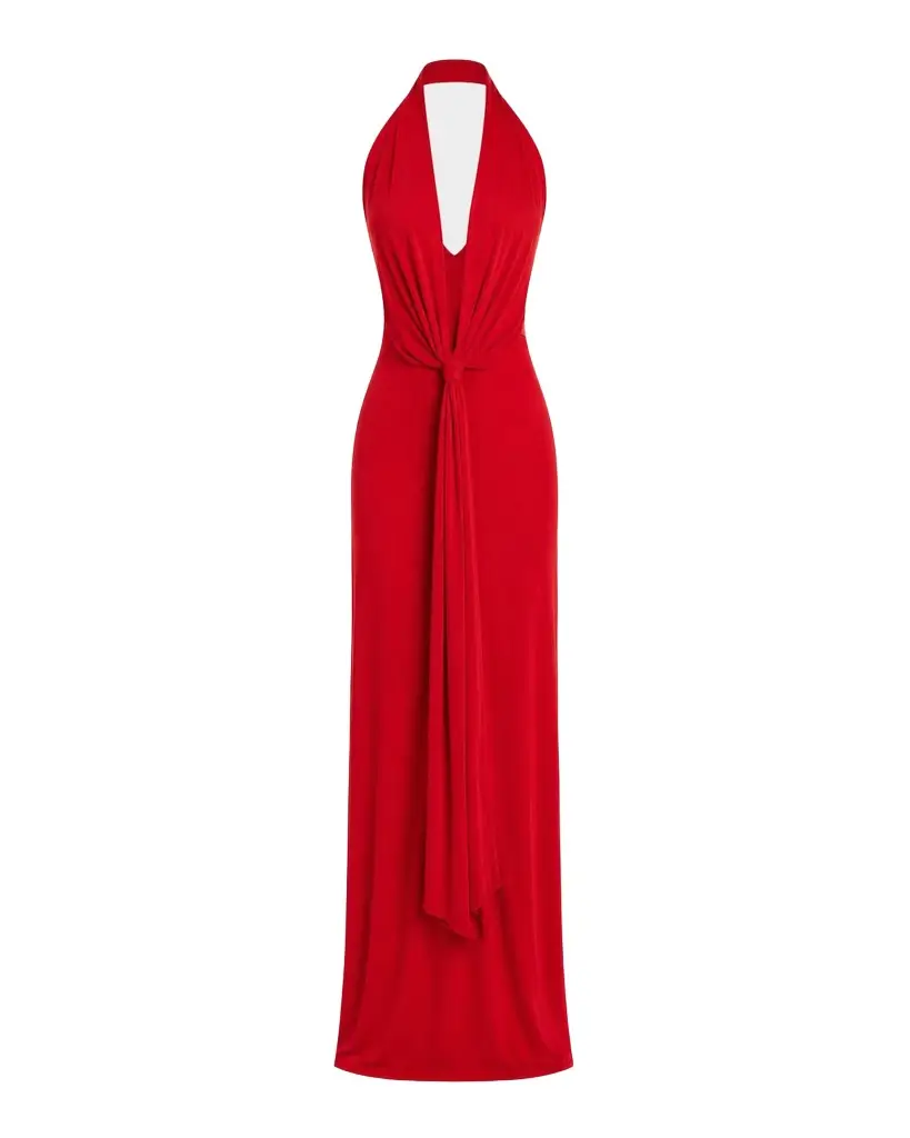 SEROYA Kayla Draped Jersey Maxi Dress | Image 1 SEROYA Kayla Draped Jersey Maxi Dress | Image 1